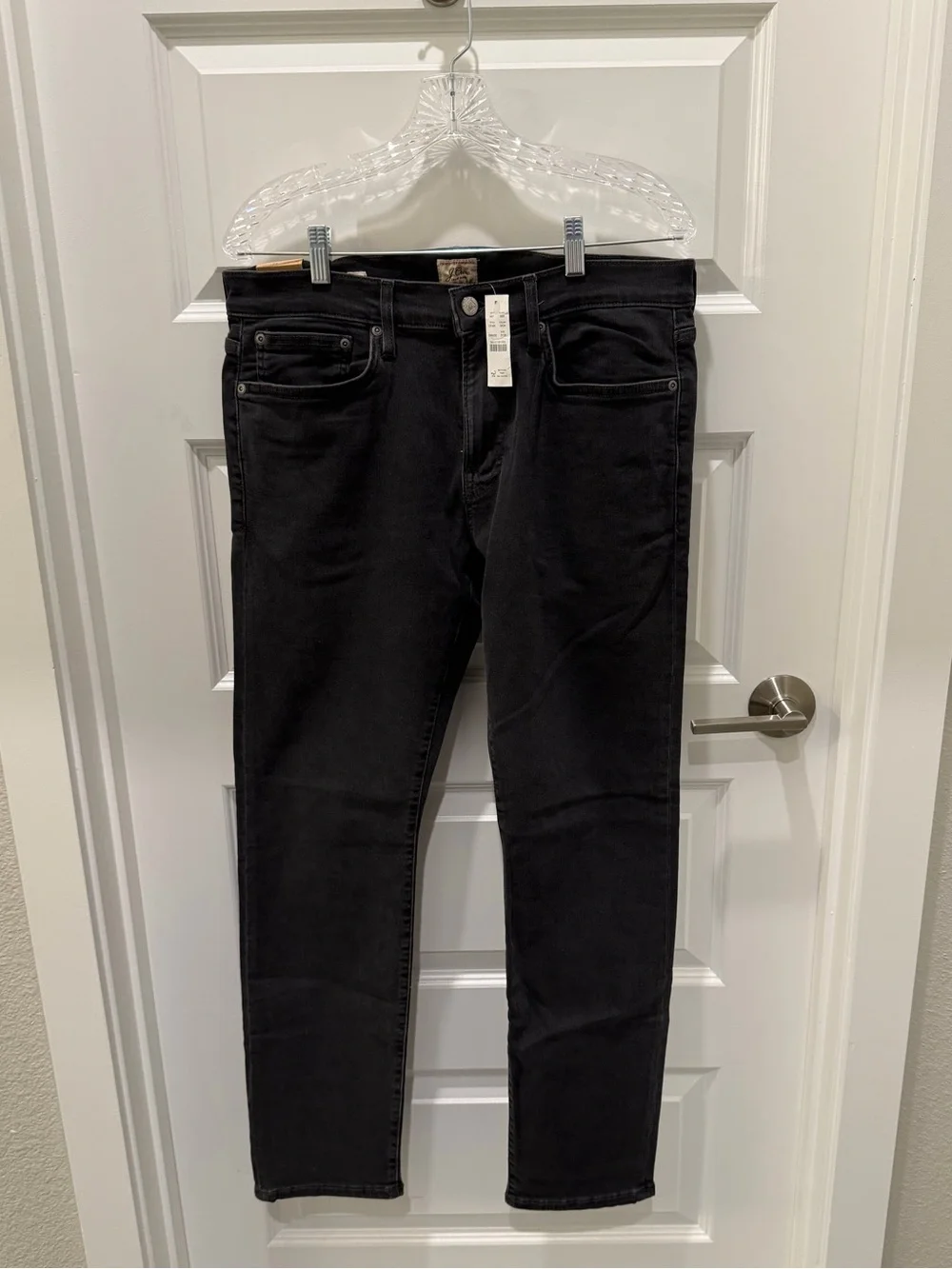 J. Crew 484 Slim-fit Stretch Jean in Dark Charcoal Wash 31x30 NWT